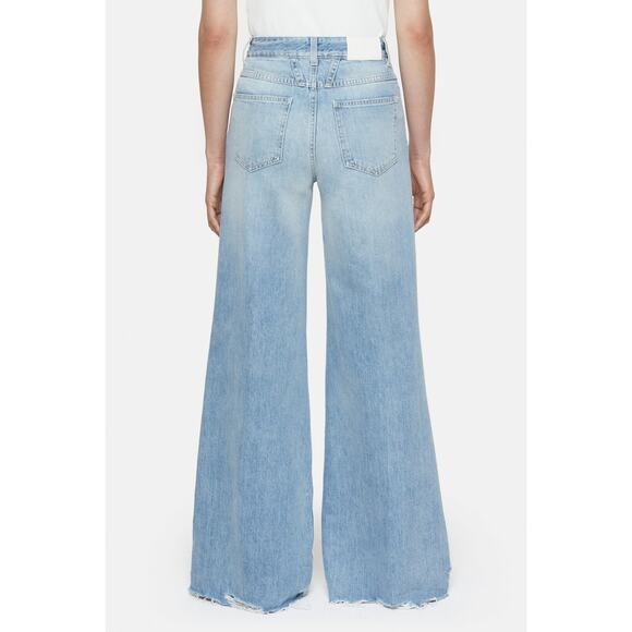 Closed Glow Up Wide Leg Jean in Mid Blue 30 - Picture 5 of 7
